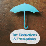 Tax deduction concept